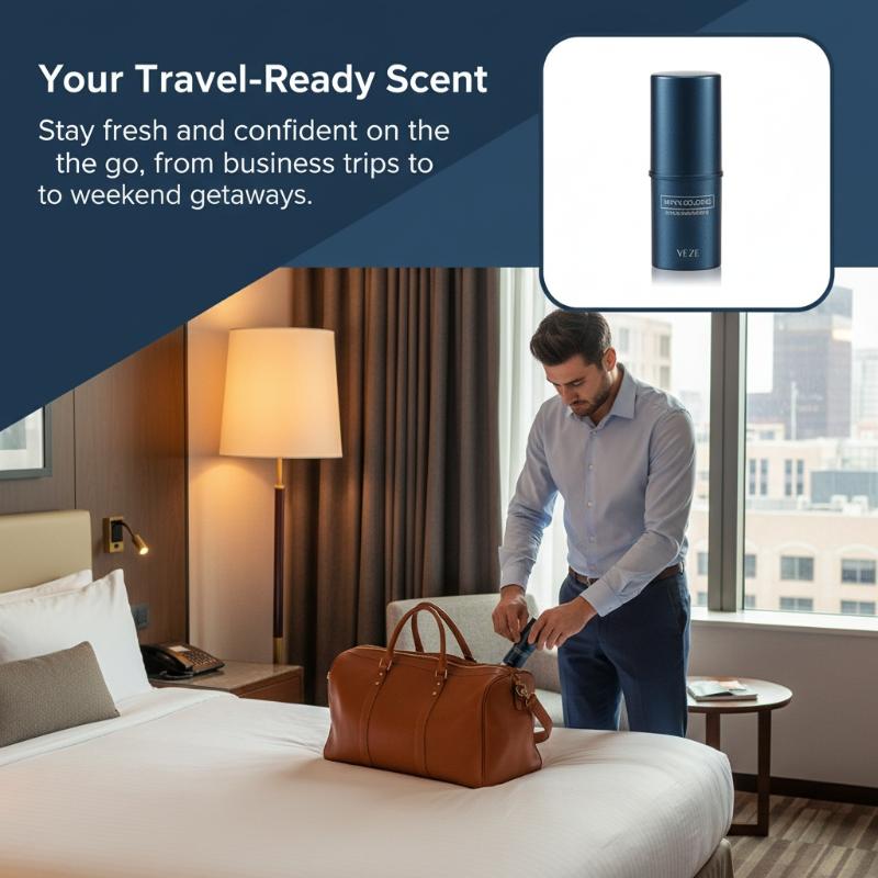 Cologne Solid Balm - Perfume Sólido para Hombre con Feromonas,