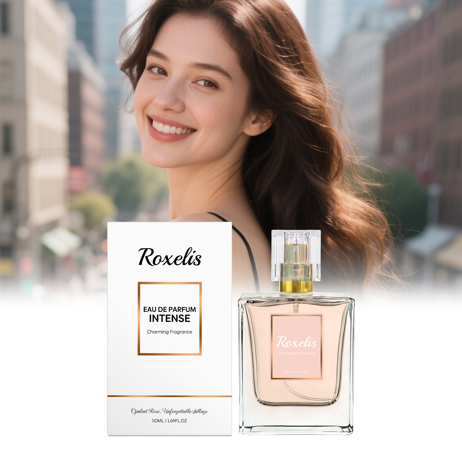 Perfume Fragrance Mist - Spray Aromático de Rosa y Vainilla,