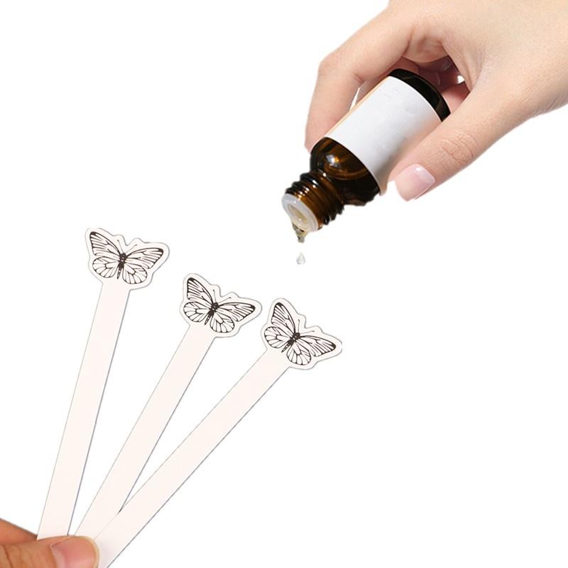 Perfume Fragrance Essential Oil - 100 Piezas de Tiras de Papel