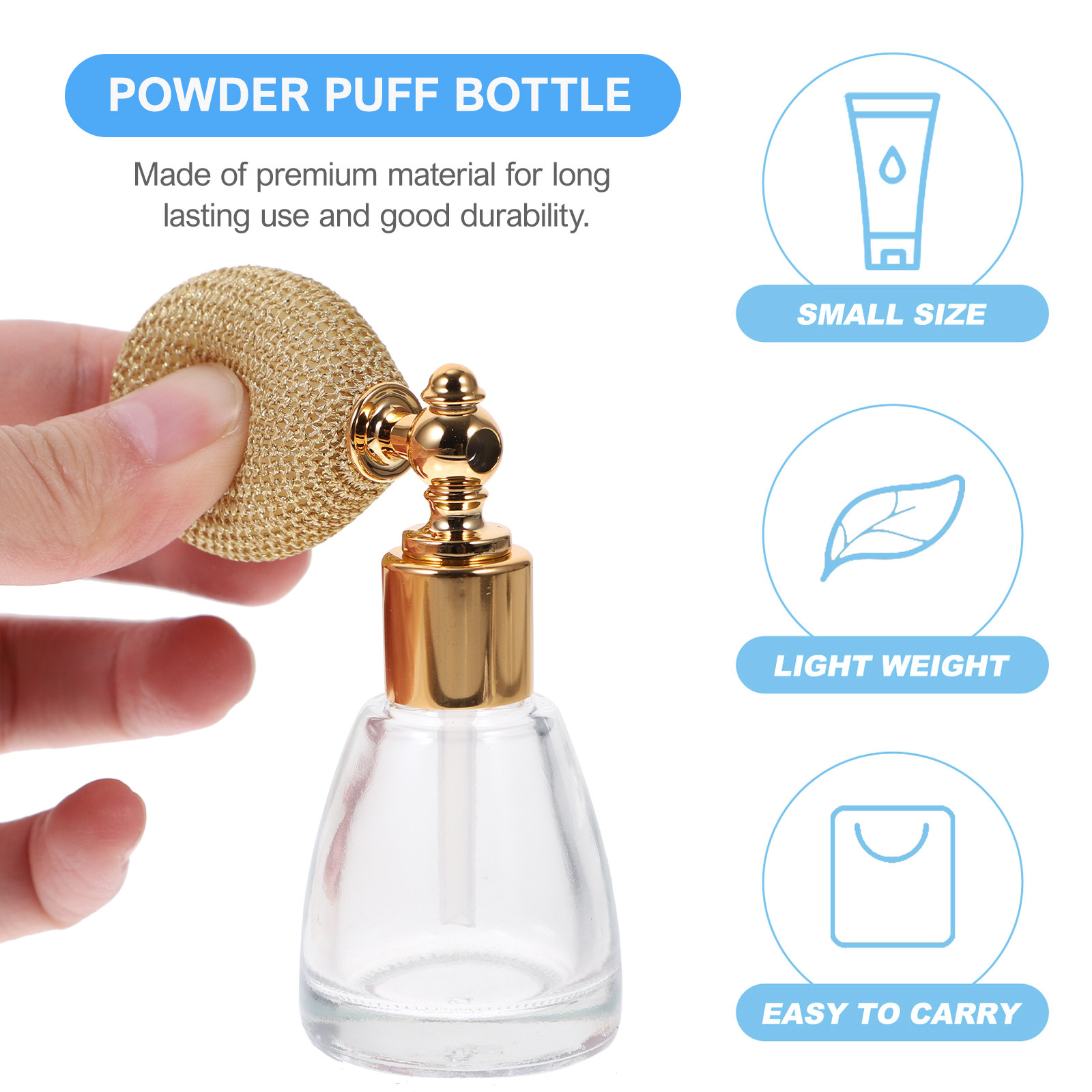 Perfume Fragrance Powder - Botellas de Perfume Vacías de 10