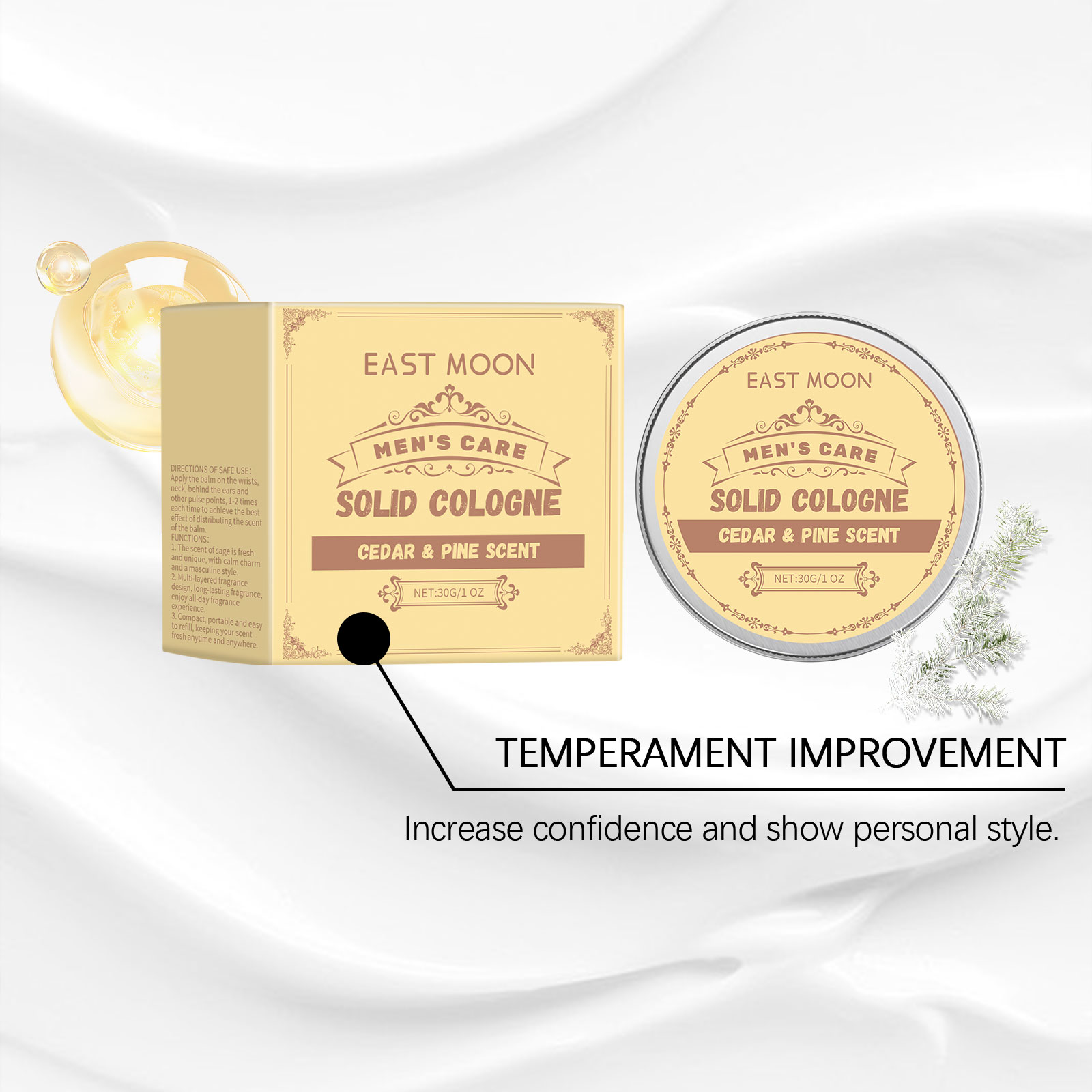 Bálsamo de perfume sólido de m - Cologne Solid Balm reseña y precio