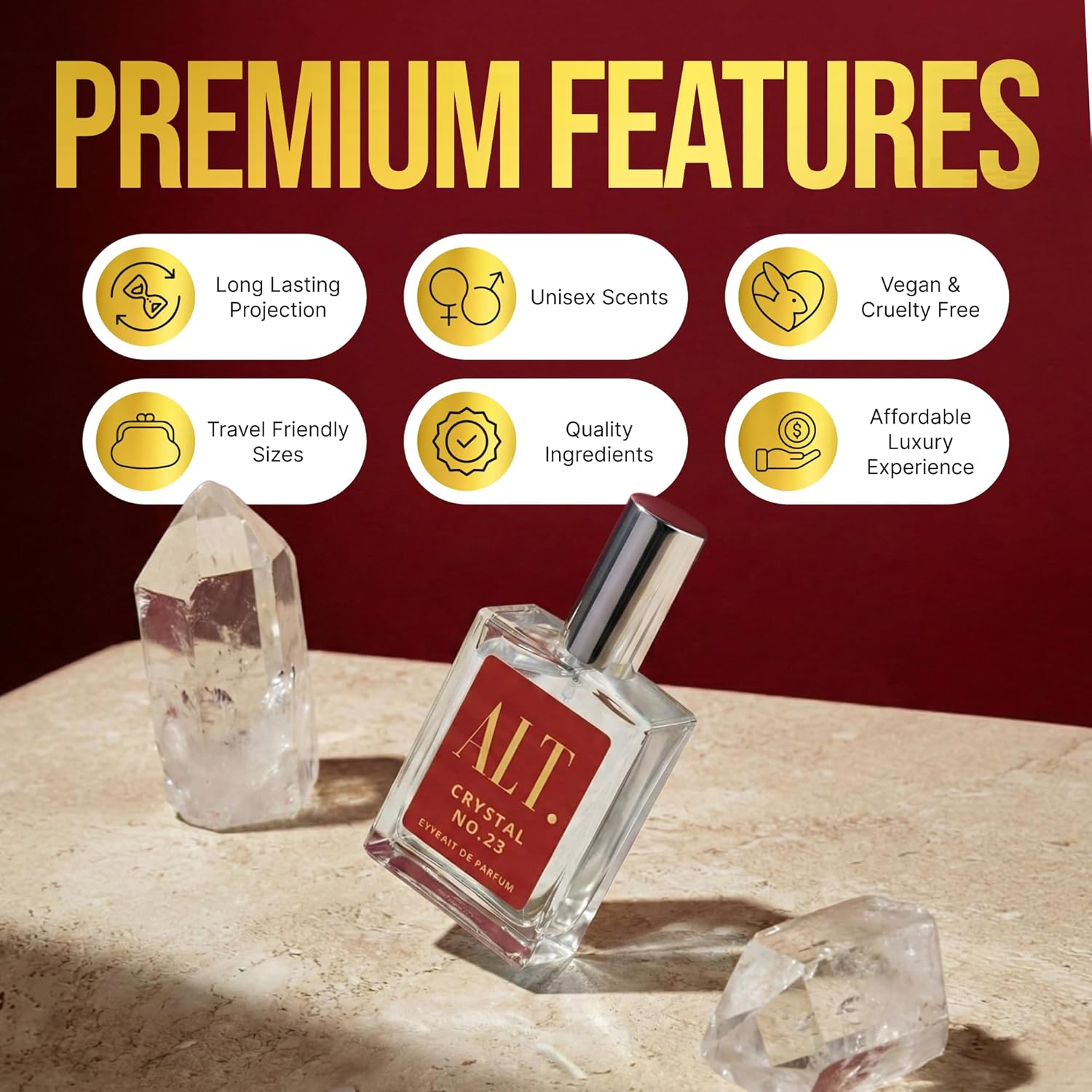 ALT. Fragancias Crystal No. 23 - Perfume Jasmine Fragrance reseña y precio